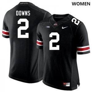 #2 Caleb Downs Ohio State Buckeyes College Football Women Jersey - Black