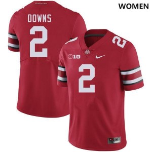 #2 Caleb Downs Ohio State Buckeyes Alumni For Womens Jersey - Red