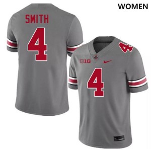 #4 Jeremiah Smith Ohio State Buckeyes 2023 Alternate Football For Women Jersey - Gary