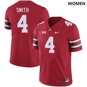 #4 Jeremiah Smith Ohio State Buckeyes Alumni For Womens Jersey - Red