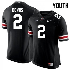 #2 Caleb Downs Ohio State Buckeyes Football Youth Jersey - Black