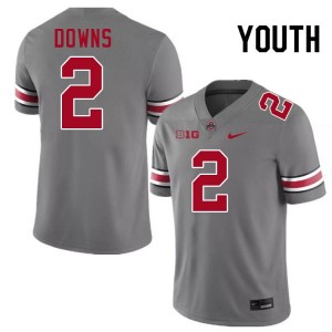 #2 Caleb Downs Ohio State Buckeyes 2023 Alternate Youth Jersey - Gary