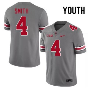 #4 Jeremiah Smith Ohio State Buckeyes 2023 Alternate Youth Jersey - Gary