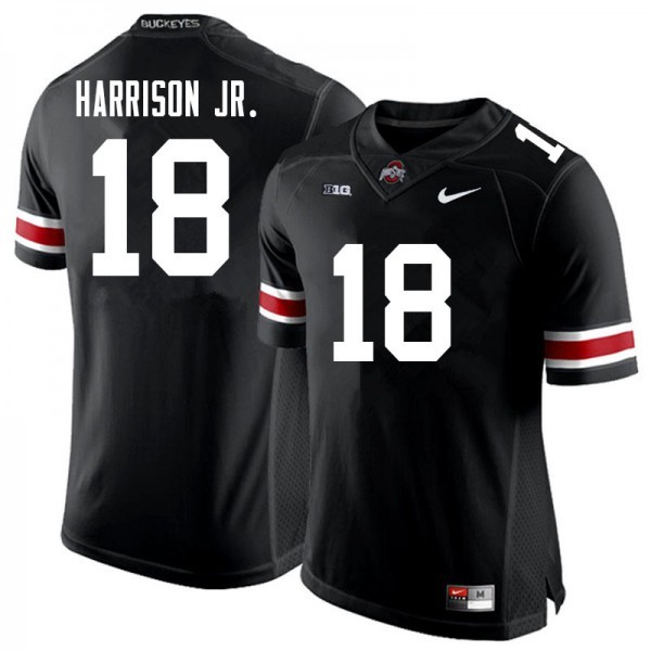 Marvin Harrison Jr Jersey Ohio State Buckeyes #18 Blackout NCAA Football